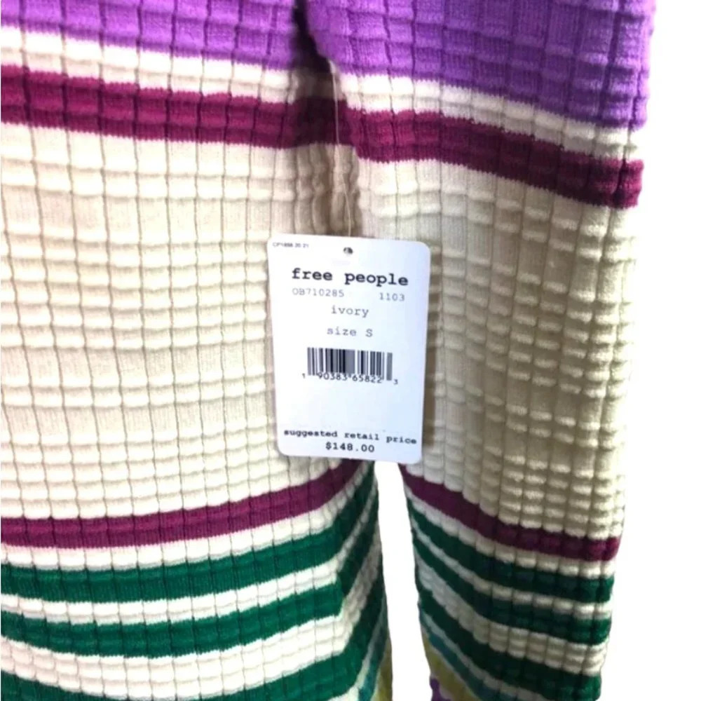 NWT Free People Gidget Knit Sweater‎ Dress in Ivory - Picture 8 of 8